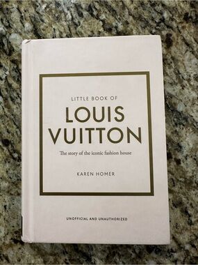Louis Vuitton hard cover history book